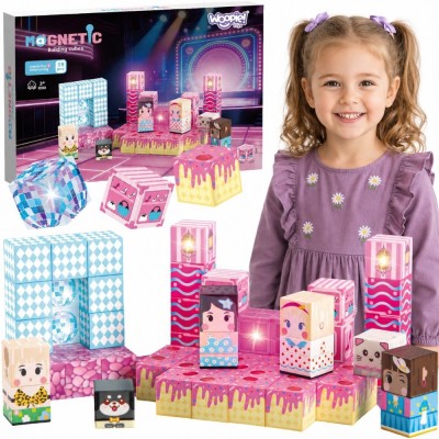 WOOPIE Magnetic Blocks Scene 59 pcs - Educational STEM Blocks
