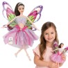 WOOPIE ROYAL Emi Fairy Doll with Colorful Wings and Balloons