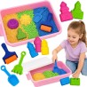 WOOPIE Kinetic Sand Magic Castle Set 22 pcs Suitcase