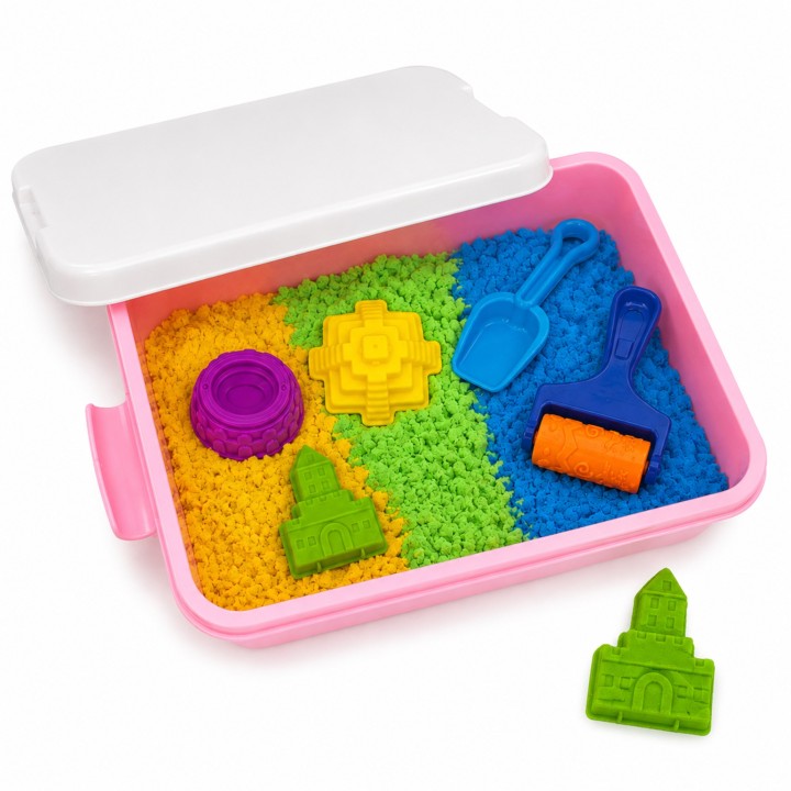WOOPIE Kinetic Sand Castles Set 22pcs - Organizer Case