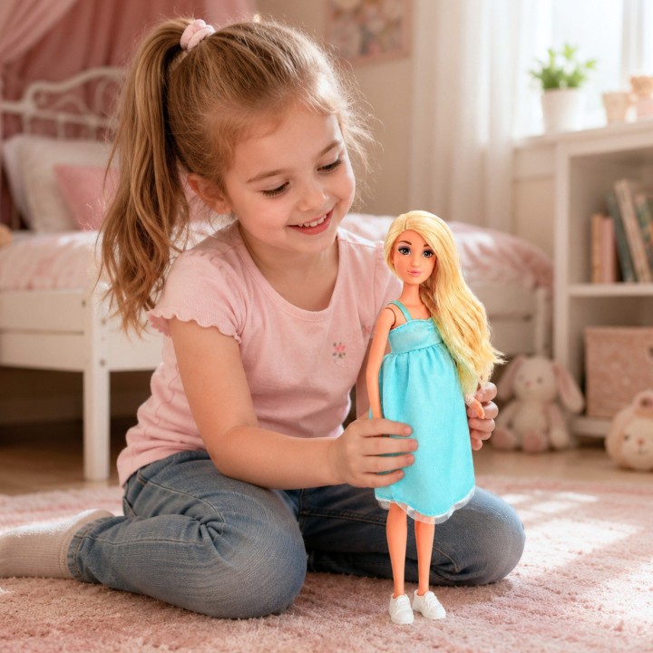 Pregnant mother-to-be doll with baby – realistic Woopie model