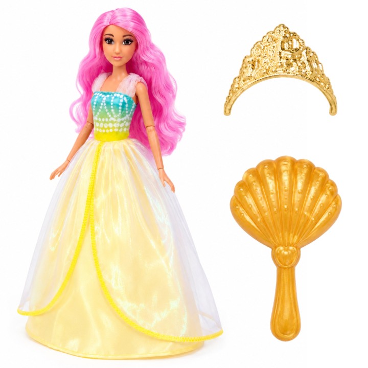 Princess Lily Woopie doll – pink hair and sparkly dress