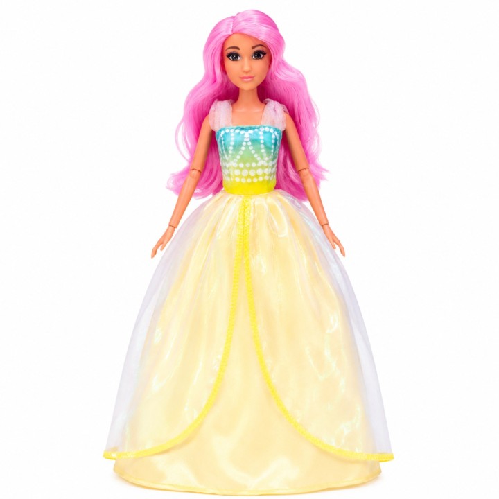 Princess Lily Woopie doll – pink hair and sparkly dress