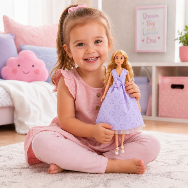 Lalka Lily Woopie - 30cm Blondynka Długie Włosy i Akcesoria 3+ Zabaw