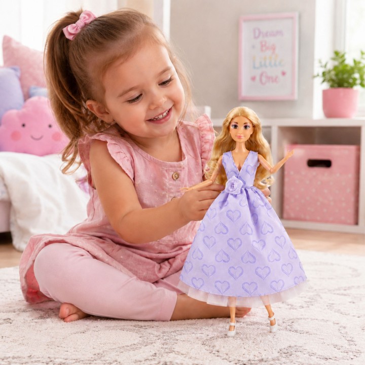 Lalka Lily Woopie - 30cm Blondynka Długie Włosy i Akcesoria 3+ Zabaw