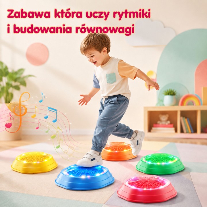 WOOPIE Kamienie Równoważne Interaktywna Ścieżka Sensoryczna