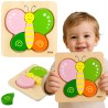 VIGA Baby's First Wooden Puzzle Butterfly