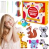 SEWING KIT FOR KIDS DIY FELT Keychains Animals
