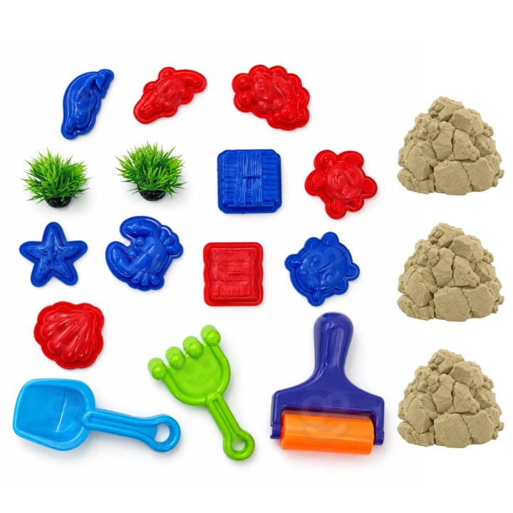 WOOPIE Kinetic Sand for Water - Magic Set in a Suitcase