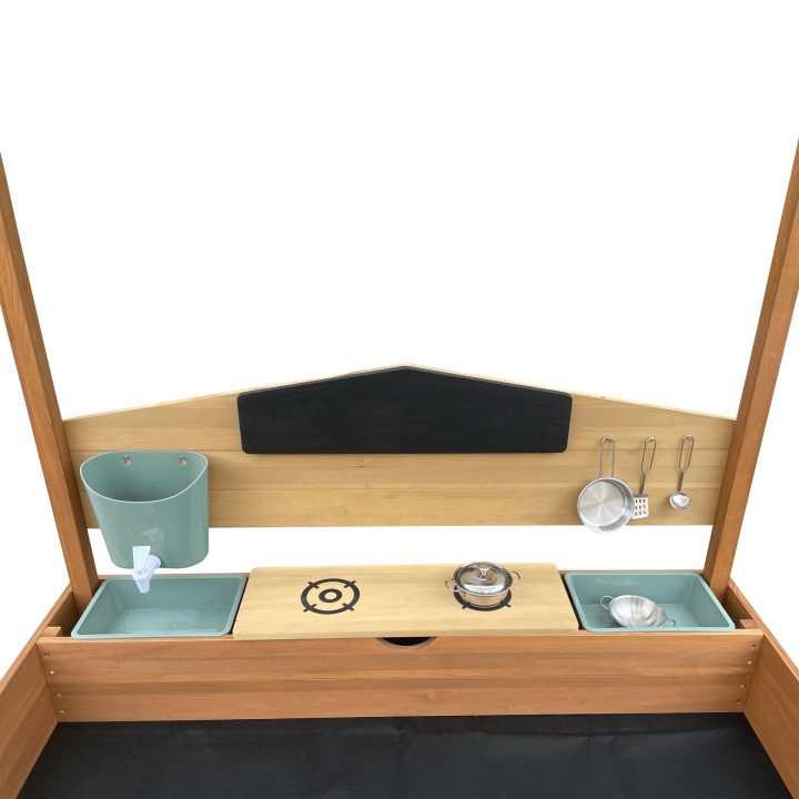 AXI Meli Sandbox with House, Kitchen and Roof