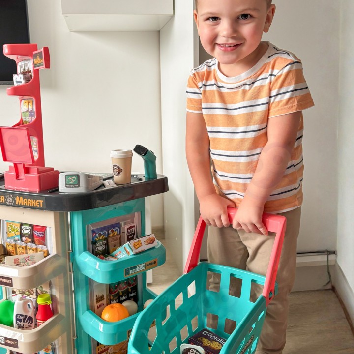 WOOPIE Supermarket Store - Trolley, Basket, Cash Register, Scale, Scanner 47 shares