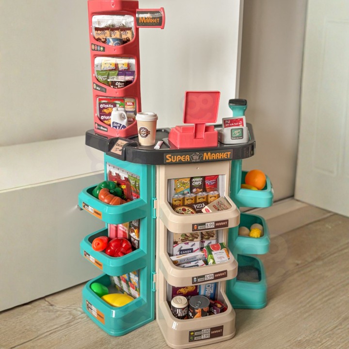 WOOPIE Supermarket Store - Trolley, Basket, Cash Register, Scale, Scanner 47 shares