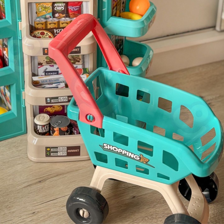 WOOPIE Supermarket Store - Trolley, Basket, Cash Register, Scale, Scanner 47 shares