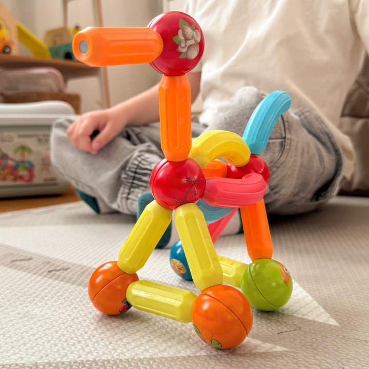 WOOPIE Magnetic Building Blocks 128 pcs - Education and Fun