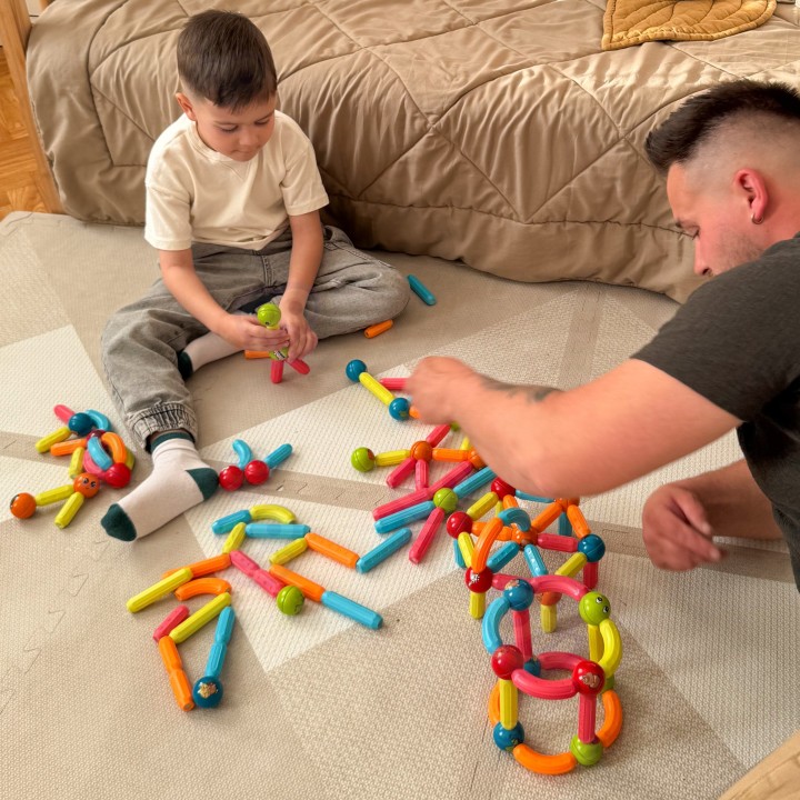 WOOPIE Magnetic Building Blocks 128 pcs - Education and Fun