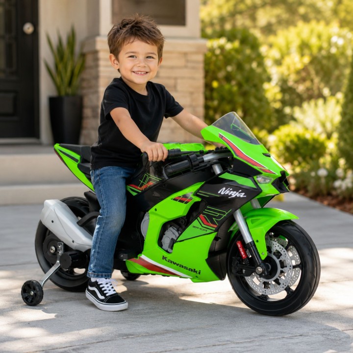 Kawasaki Ninja ZX R10 12V Injusa - A sports racer for children!