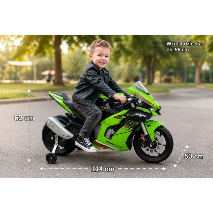 Kawasaki Ninja ZX R10 12V Injusa - A sports racer for children!
