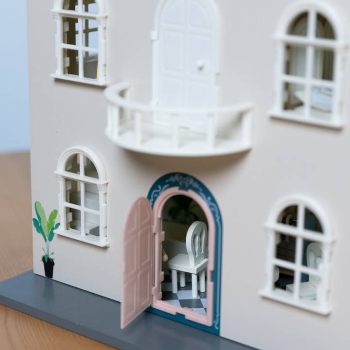 Wooden Vintage Dollhouse CLASSIC WORLD - Classic in Design