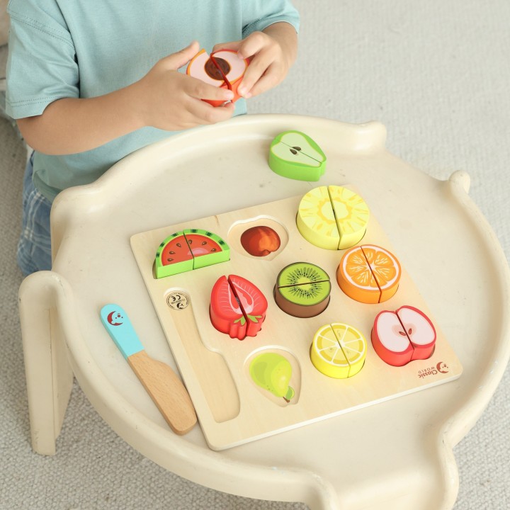 Zestaw do Krojenia Owoców na Rzepy MONTESSORI 20 el. CLASSIC WORLD
