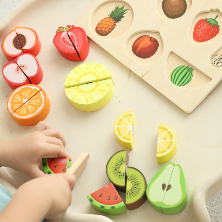 Zestaw do Krojenia Owoców na Rzepy MONTESSORI 20 el. CLASSIC WORLD