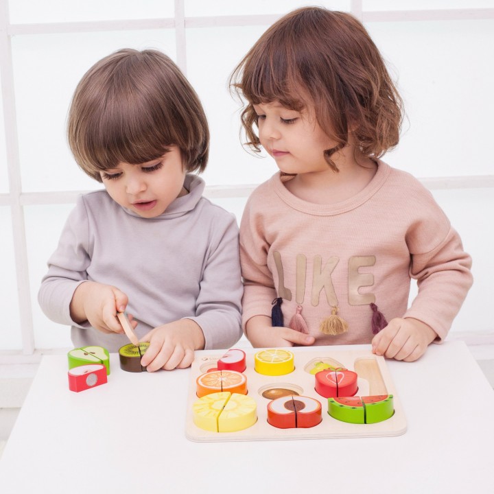 Zestaw do Krojenia Owoców na Rzepy MONTESSORI 20 el. CLASSIC WORLD