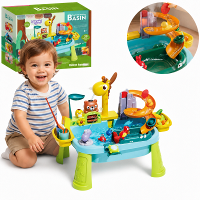 Woopie 4-in-1 Water Table - Fishing Game and Slide