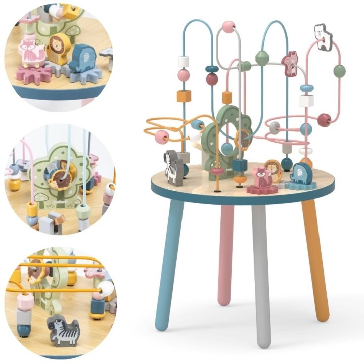 Wooden Educational Table VIGA PolarB - Interlacing Montessori