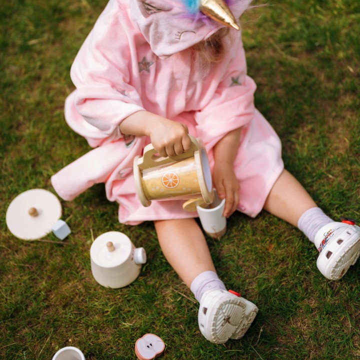 Tooky Toy Wooden Blender with Accessories Set - Cooking Fun!