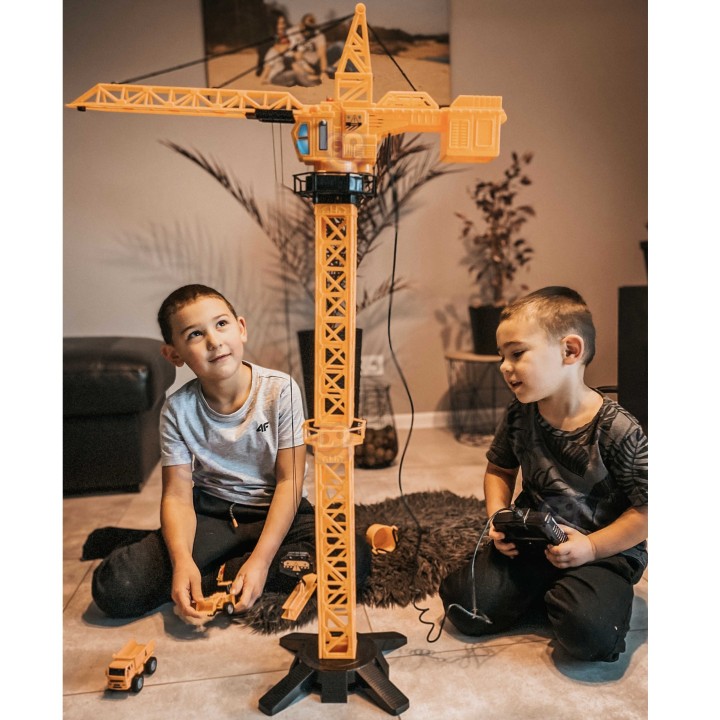 WOOPIE Remote Controlled Crane 103 cm + Excavator Truck