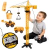 WOOPIE Remote Controlled Crane 103cm R/C Truck Excavator + 4 Accs.