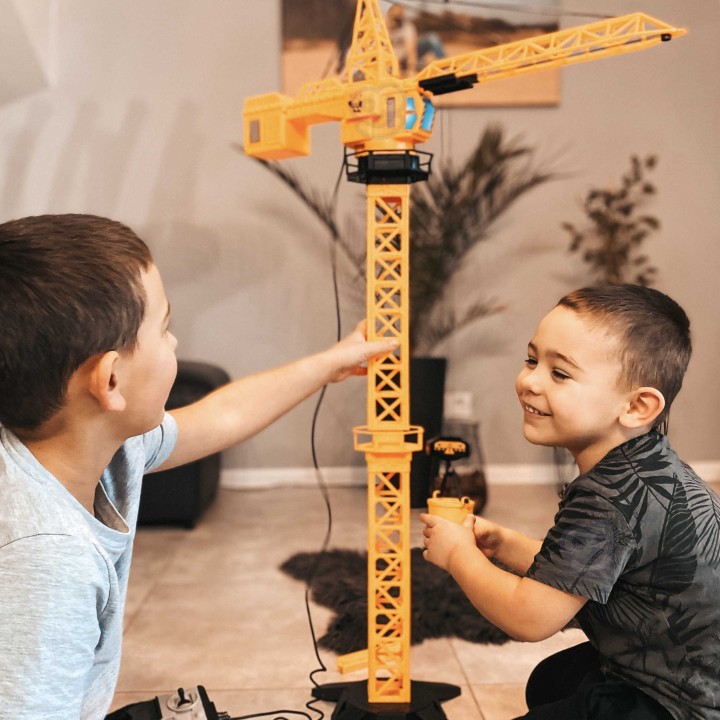 WOOPIE Remote Controlled Crane 103 cm + Excavator Truck