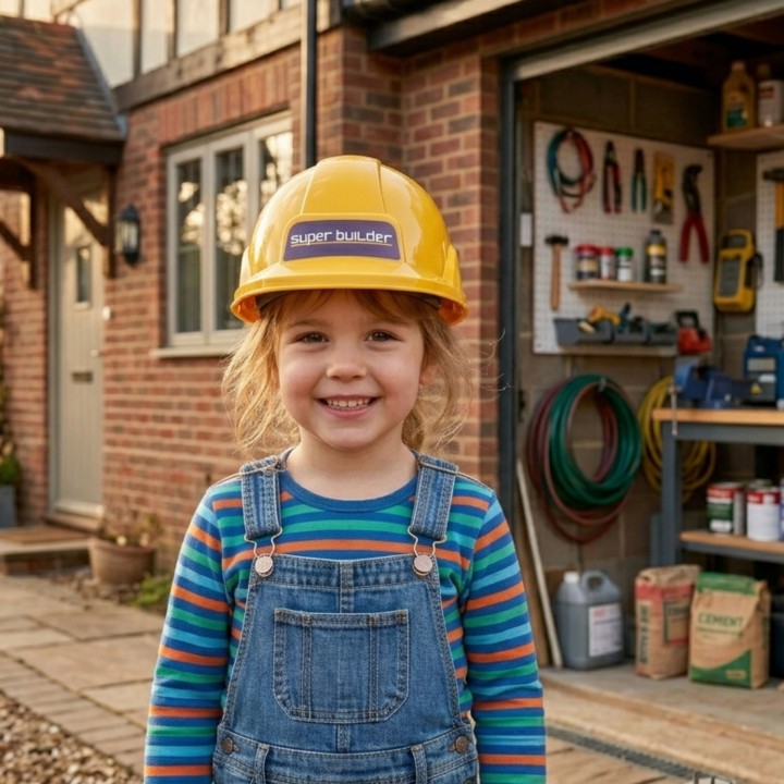 FALK Yellow Helmet for Children 3-7 Years - Safety and Style