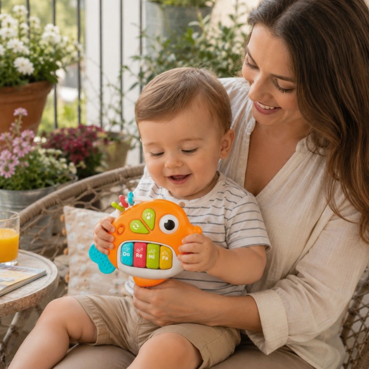 WOOPIE BABY Interactive Piano Musical Fish - Toy for Children