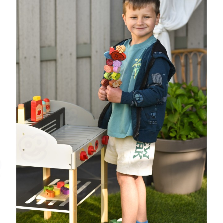 Wooden Garden BBQ Grill Cart WOOPIE - Kitchen Set