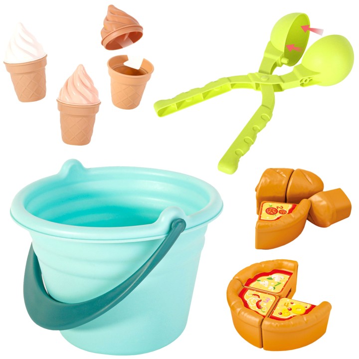 WOOPIE Zestaw do Piasku FUN ICE CREAM 15 el. Fabryka Śnieżek