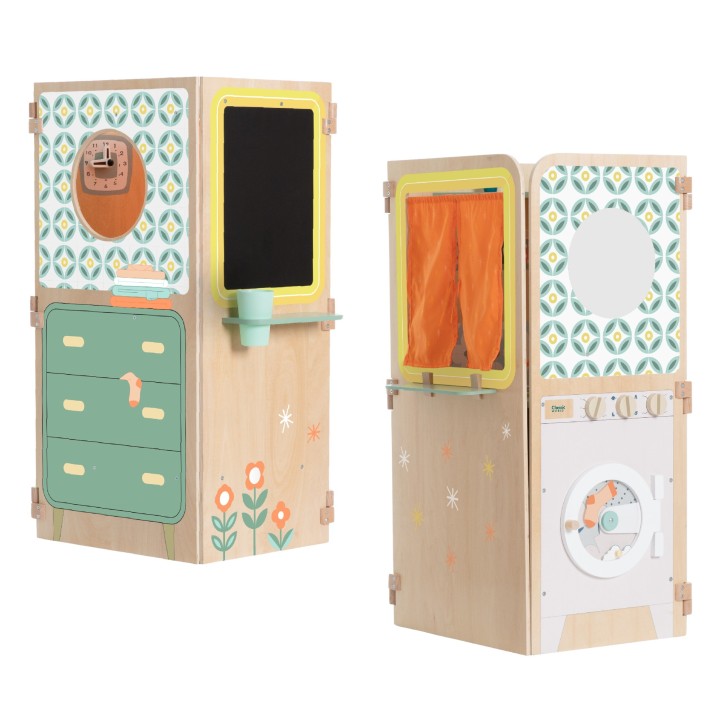 CLASSIC WORLD XXL House with Kitchen - Foldable, Multifunctional Toy