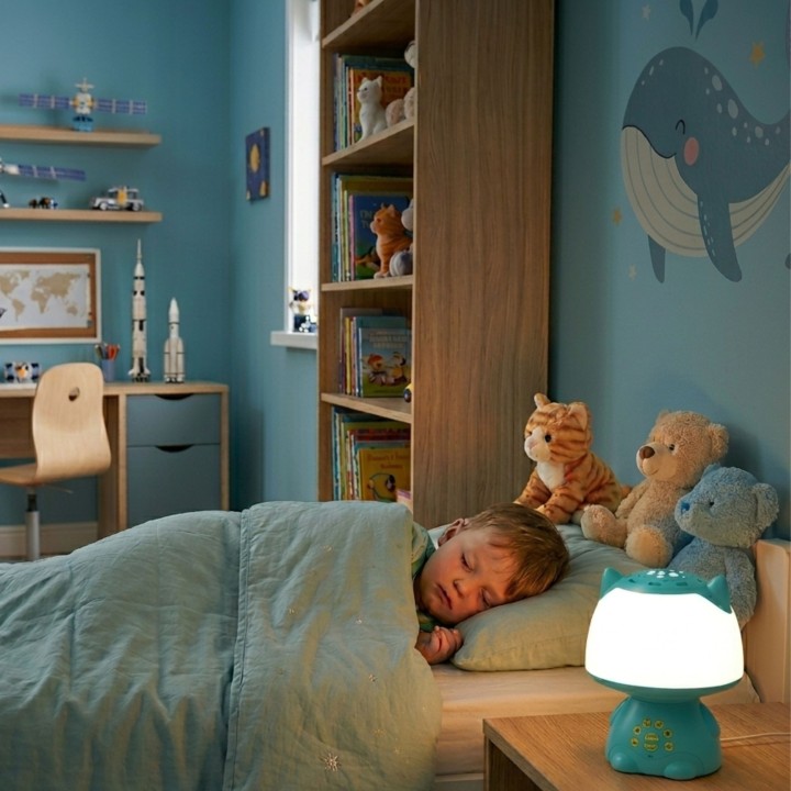 RGB Lamp with Bluetooth Speaker - WOOPIE Turquoise