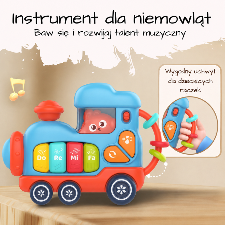 WOOPIE BABY Interactive Piano Locomotive - Development and Music