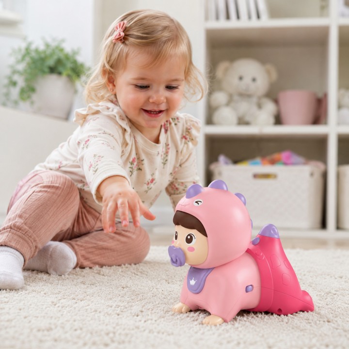 WOOPIE BABY Crawling Baby with Melodies and Lights