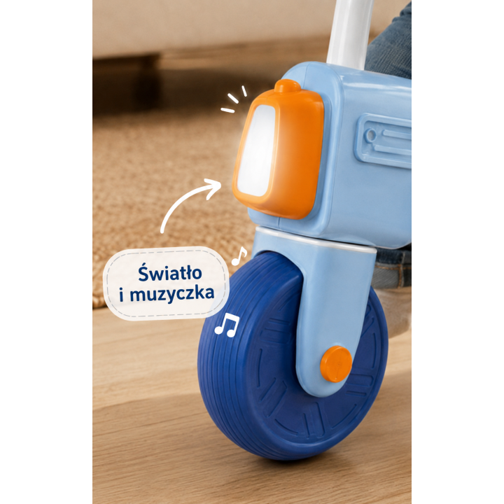 WOOPIE Balance Bike Interactive Ride-On Light and Sound