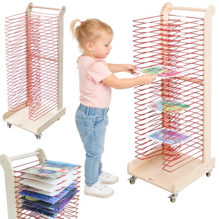 CLASSIC WORLD EDU 30-Tier Art Drying Rack