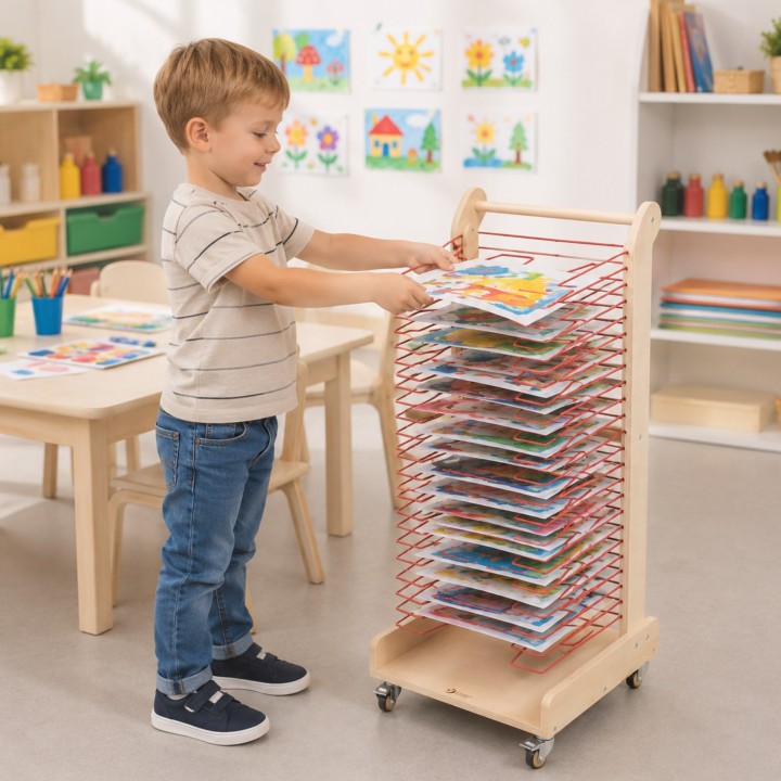CLASSIC WORLD EDU 30-Tier Art Drying Rack