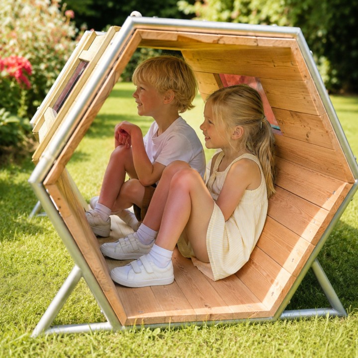 CLASSIC WORLD EDU Wooden Playground Base XXL with Tunnels