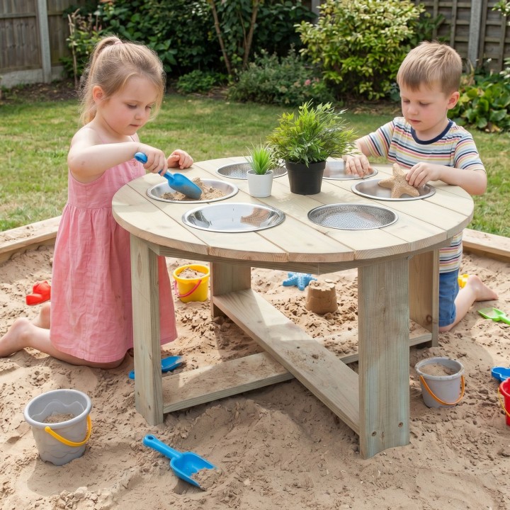CLASSIC WORLD Educational Garden Table - 6 Play Functions