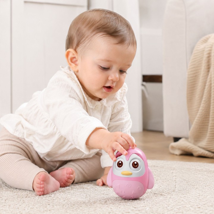 WOOPIE BABY Sensory Penguin Wanka Wstanka - Toy for Toddlers