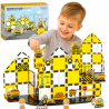 WOOPIE Magnetic Building Blocks 7.5 cm Construction Site STEAM 47 pcs.