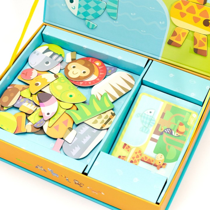 Animal Magnetic Puzzle 60 Pieces - CLASSIC WORLD