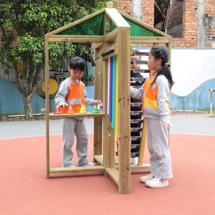 XXL CLASSIC WORLD EDU Musical Wooden Playground - joy for children