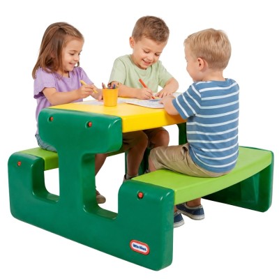 Little Tikes Large Picnic Table for Kids - Outdoor Fun
