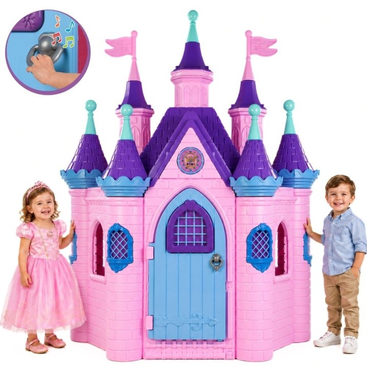 FEBER Ogromny pałac księżniczki Super Palace – domek ogrodowy